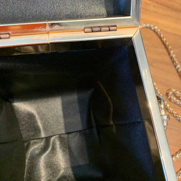 Purse, zebra print, cube shape, holds phone, EUC, hand or cross body - Picture 6 of 16